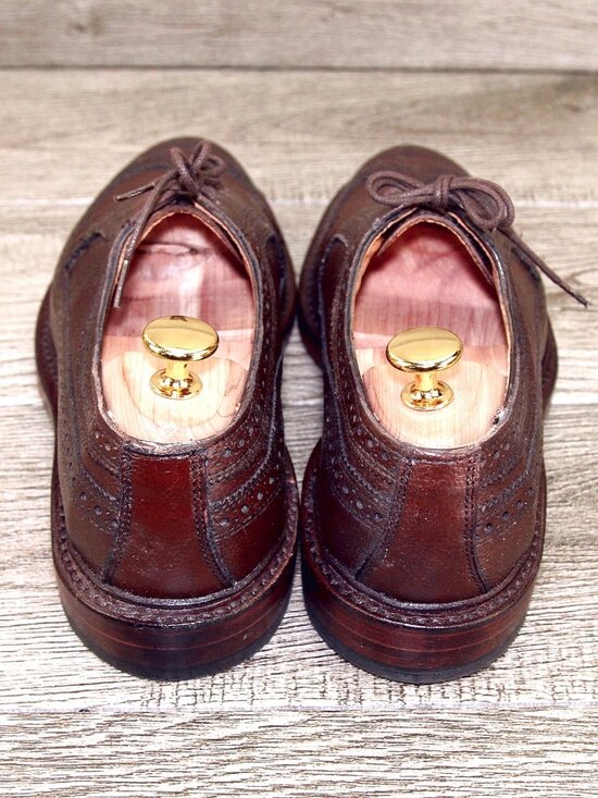 * NIB * $395 Allen Edmonds BROADSTREET Premier 7 D Brn Grain * add $15 new Trees main image 5